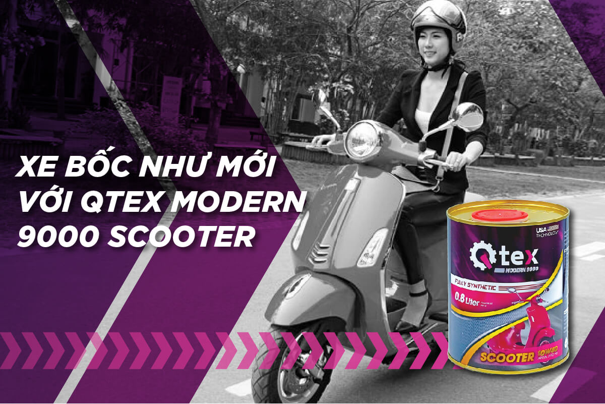 Nhớt Qtex Modern 9000 Scooter