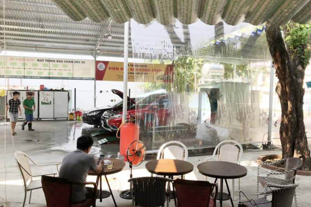 Mở tiệm rửa xe ô tô kết hợp cafe
