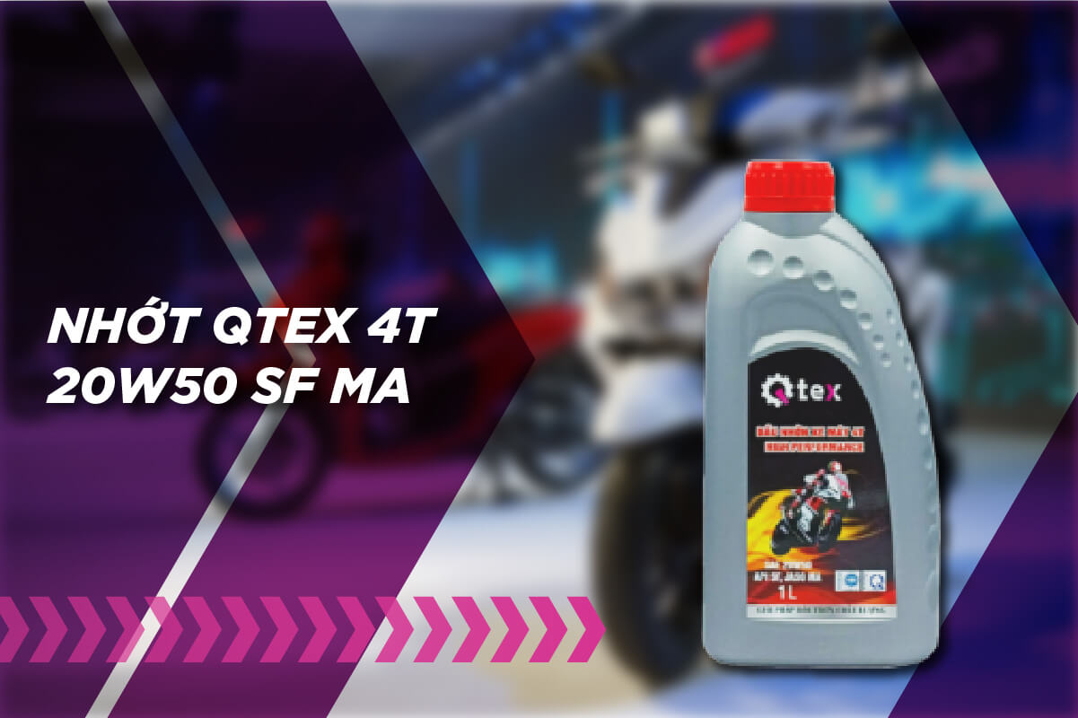 Nhớt QTEX 4T 20W50 SF MA đến từ thương hiệu Qtex